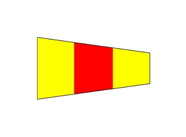 Signalflagg (30 x 45 cm) tall 0