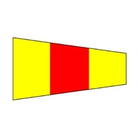 Signalflagg (30 x 45 cm) tall 0 