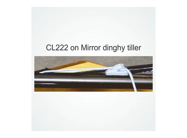 CLAMCLEAT Skjøtelås CL222, Mini Racing åpen - aluminium, 3 - 6mm tau