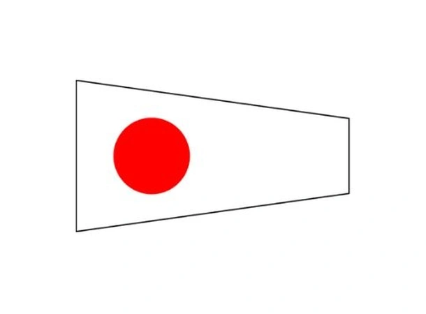 Signalflagg (30 x 45 cm) tall 1