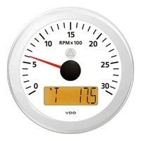 VDO Turteller/timetell 3000 RPM hvit o/m 