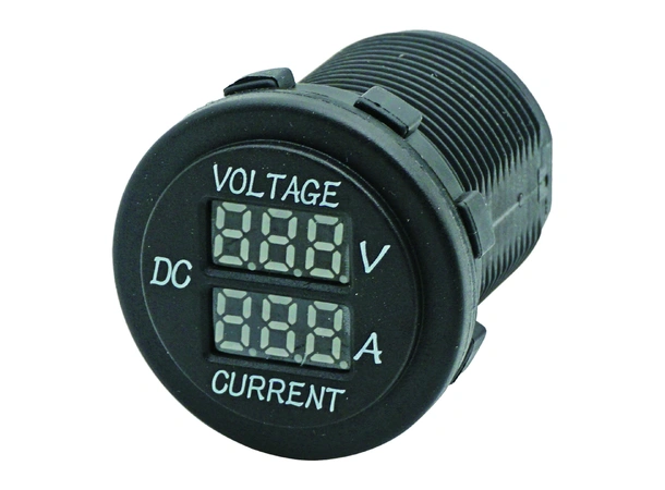 1852M Digital volt- og amperemeter 6V-30V DC/0A-10A DC