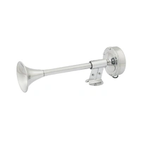 AFI Horn, Enkel, Rustfritt stål 12V Marinco Elektrisk enkelt trumpethorn
