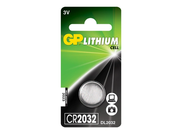 GP Lithium Batteri, CR2032