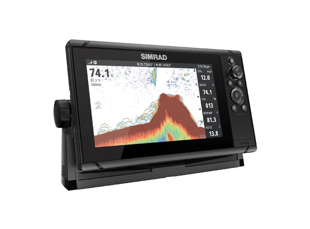 SIMRAD Cruise 9 m. 200/83 kHz svinger 9" kartplotter m/ ekkolodd
