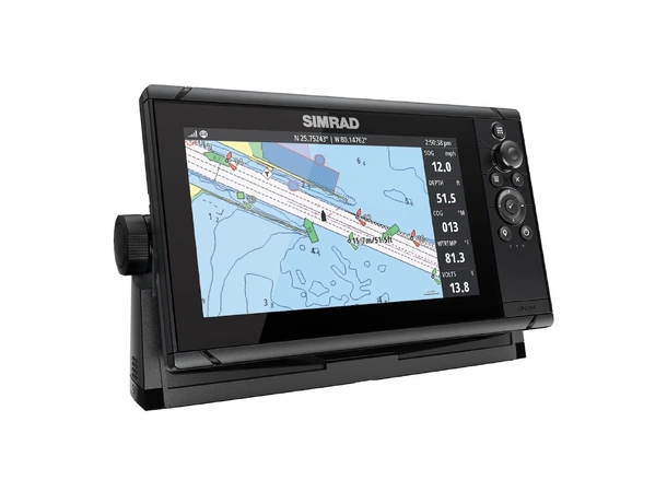 SIMRAD Cruise 9 m. 200/83 kHz svinger 9" kartplotter m/ ekkolodd