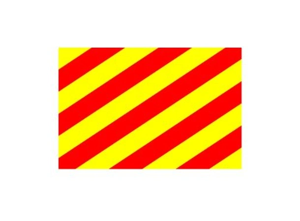 Signalflagg (30 x 45 cm) bokstav Y