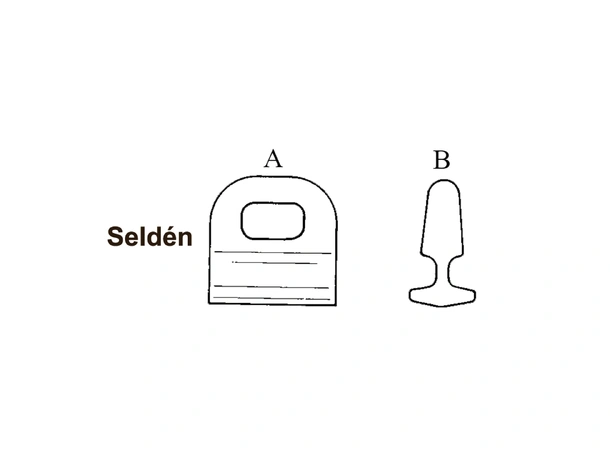 SEASURE Seilglider HA458 5 pk. Seldén - A:30mm / B: 14mm