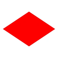 Signalflagg (30 x 45 cm) bokstav F 