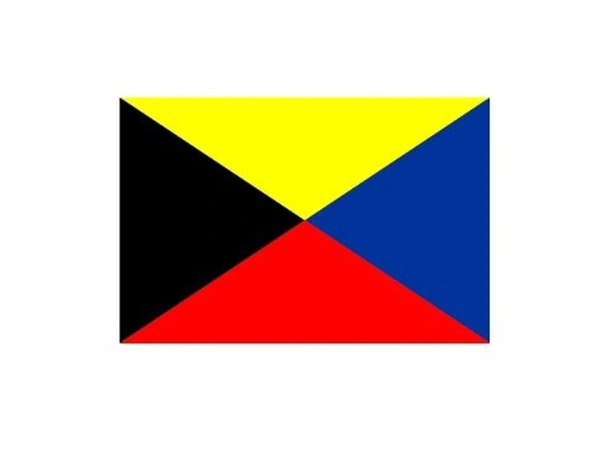 Signalflagg (30 x 45 cm) bokstav Z