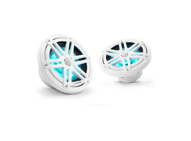 JL AUDIO   M3-650X-S-Gw-i (LED) Høyttalere - 6,5" Sportsgrill hvit