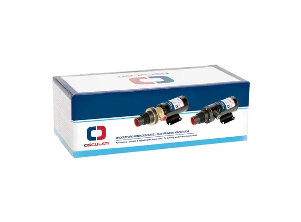 OSCULATI Septikpumpe, Macerator 12V Selvsugende - Inn: Ø38mm / Ut: Ø25mm