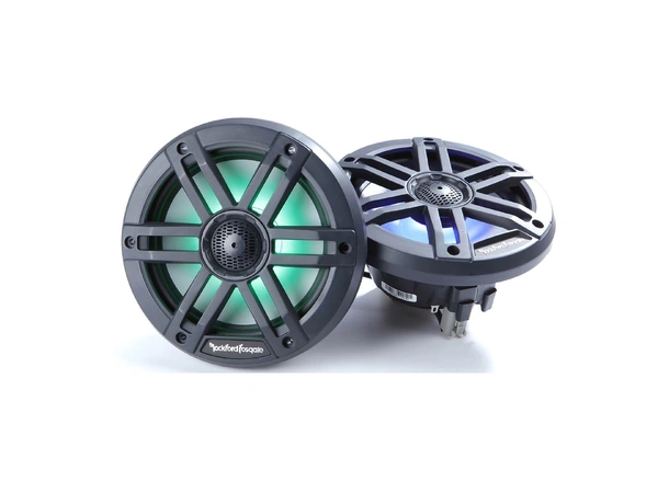 ROCKFORD FOSGATE   Marine, 6½" sort Marine 6½, 2-veis, 75/300W, LED-lys