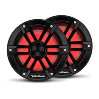 ROCKFORD FOSGATE   Marine, 6½" sort Marine 6½, 2-veis, 75/300W, LED-lys