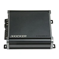 KICKER  CXA800.1 - forsterker 800W Mono, KickEQ, FIT, Subsonic, LP filter
