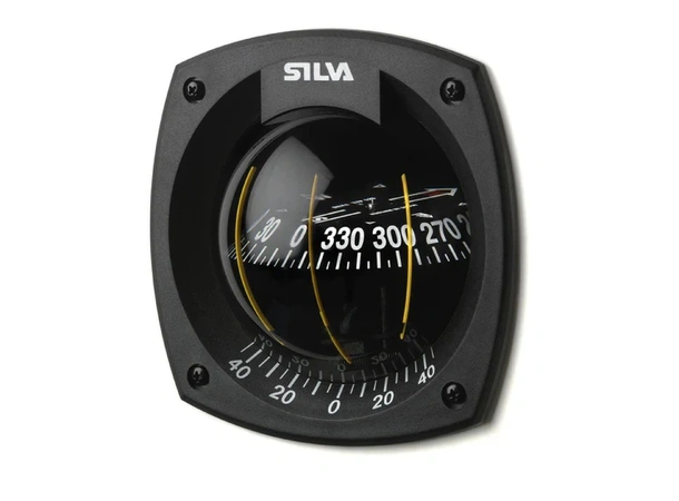 SILVA Kompass 125B/H Sort, skottmontert