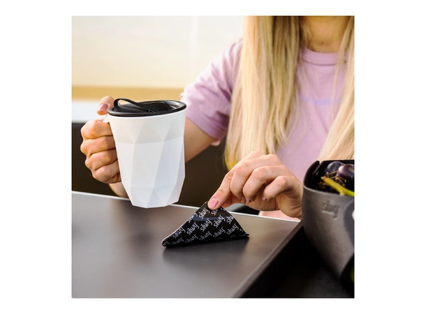 SILWY Magnetic Kaffekrus To-Go (plast) m/lokk og Stick-on magnetpad