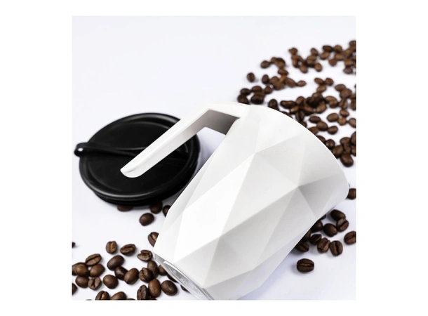 SILWY Magnetic Kaffekrus To-Go (plast) m/lokk og Stick-on magnetpad