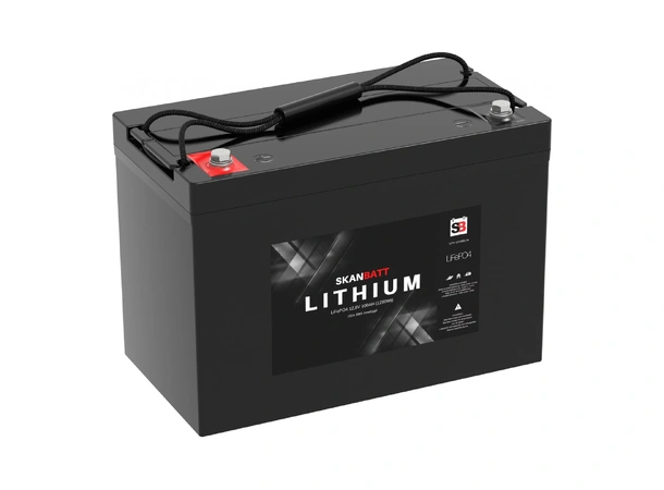 SKANBATT  Lithium Batteri 12V 100AH 150A BMS