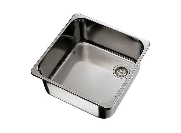 Stålvask firkantet Mål utv.: 355x320 mm