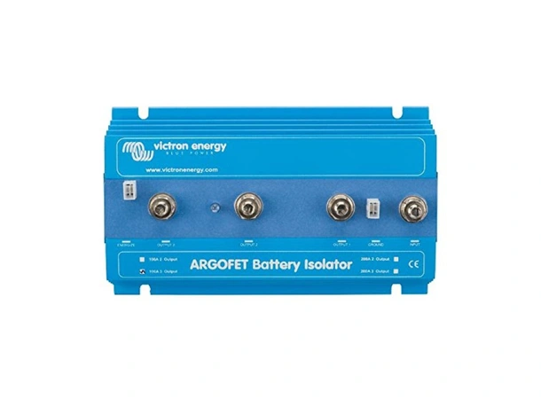 VICTRON Argofet 200-3 Skillerele 200A til 3-batterier - 200x120x65mm