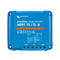 VICTRON  SmartSolar MPPT 75/15 12/24V m/ bluetooth - 15A