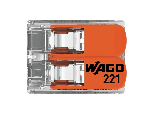 WAGO Koblingsklemme - 2 inng. maks 4mm² / 32A (221-412)