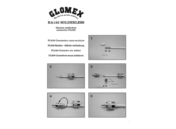 GLOMEX VHF-plugg RA132