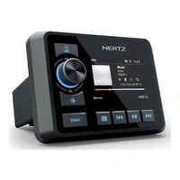 HERTZ HMR20 Marine Stereo m/DAB+/BT 100% vanntett front IP66, 4 x 50W