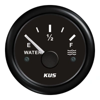 KUS  vanntankinstrument 0-190 ohm Sort/Sort