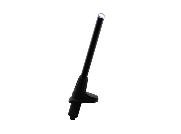 LALIZAS Micro LED Pole 360° rundtlysende Toppmontert - 25cm - Sort