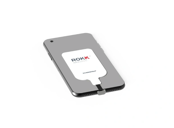SCANSTRUT Rokk Qi lademottaksplate Micro USB-kontakt