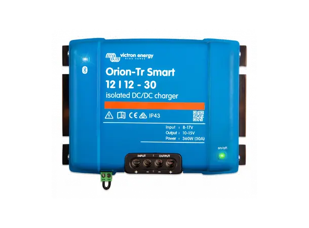 VICTRON  Orion TR Smart DC-DC Lader 12>12V - 30A - galvanisk isolert