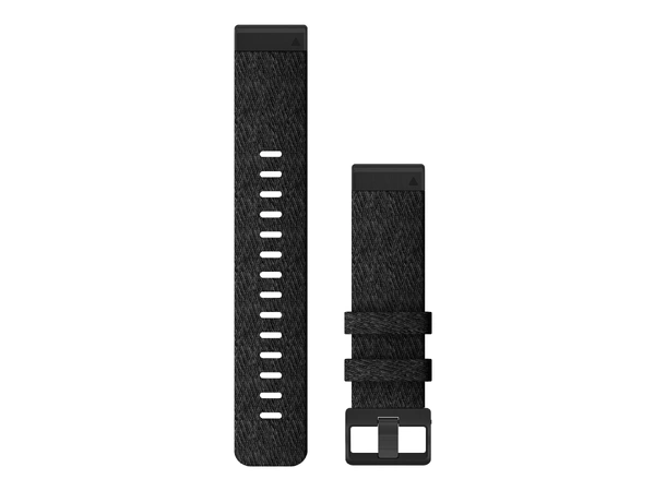 GARMIN QuickFit 22-klokkerem sort sammenflettet nylon