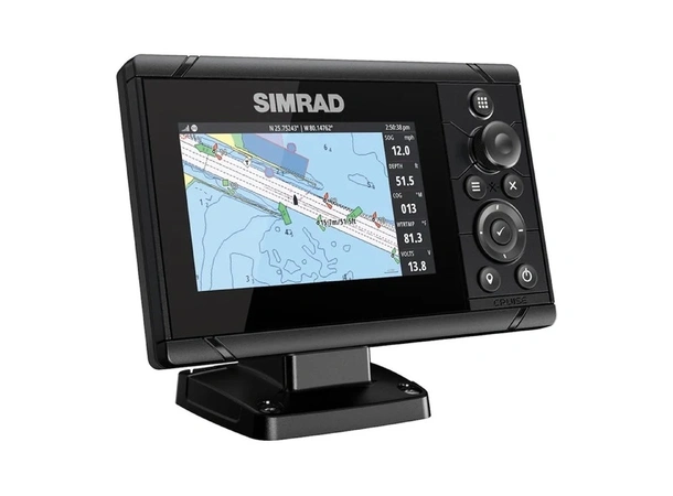 SIMRAD Cruise 5 m. 200/83 kHz svinger 5" Kartplotter m/knappebetjening
