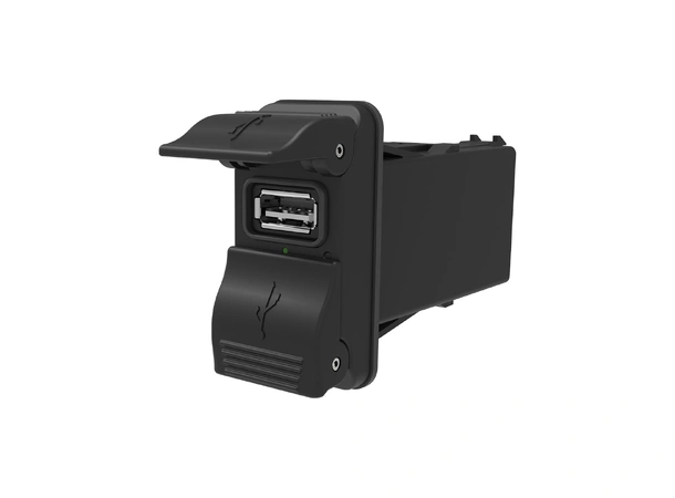 CARLING USB uttak V-charge Contura 2 porter  -3,15Ah - LED indikator