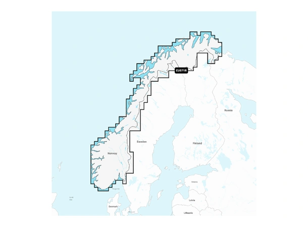 GARMIN Navionics Vision+ Sjøkart NORGE NVEU071R: Norge (Innsjøer og elver)