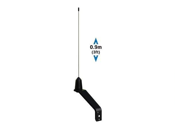 SHAKESPEARE VHF antenn 90cm Whipflex Mastemontering