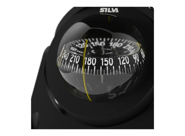 SILVA Kompass 70FBC/NBC Sort, Belyst, Kompensator