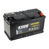 EXIDE GEL Batteri 12V 80ah 353x175x190mm +høyre