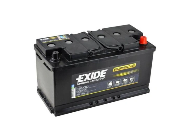 EXIDE GEL Batteri 12V 80ah 353x175x190mm +høyre