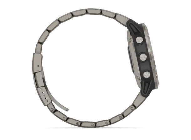 GARMIN Quatix 6 Titan - Safirglass Titan ventilert + cyan silkon