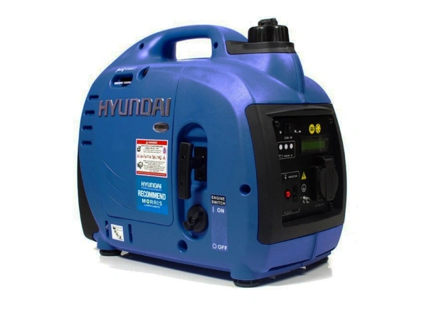HYUNDAI HY1000Si Inverter Aggregat 1000W bensin - 230V - 451x242x379mm - LCD