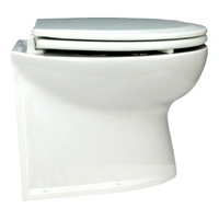 JABSCO Elektrisk toalett Deluxe 12/24v rett - 450x375x366 mm