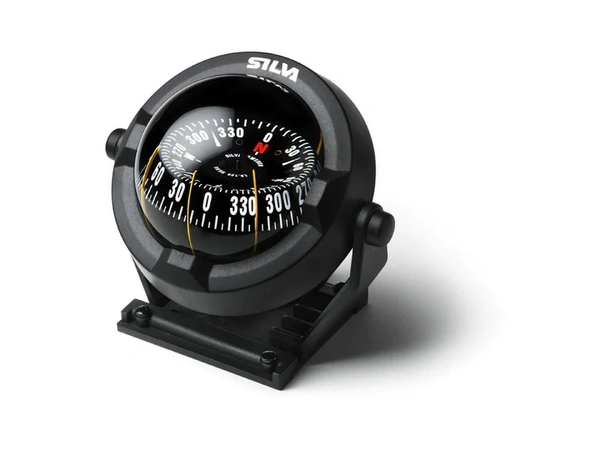 SILVA Kompass 100BC Sort Belyst, Kompensator, Nordbalansert