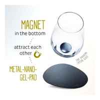 SILWY Magnetisk pad for glass 1 stk - Blå - 20 x 13,5 cm