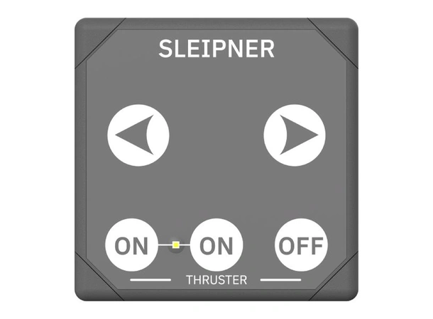 SLEIPNER Kontrollpanel - Touch 12/24V - Firkantet - Sprutsikker