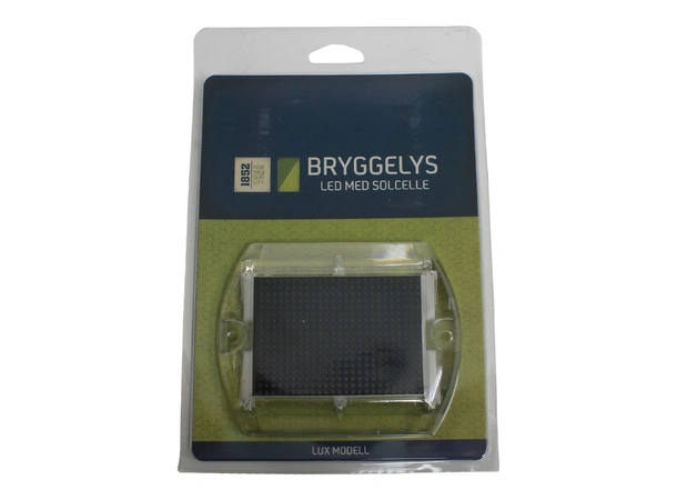 1852M LED Bryggelys LUX m/solcelle - 114 x 89 x 10 mm