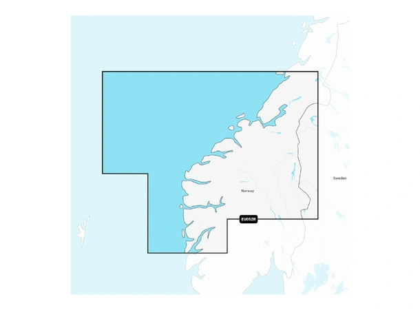 GARMIN Navionics Vision+ Sjøkart - R NVEU052R: Sognefjorden - Svefjorden