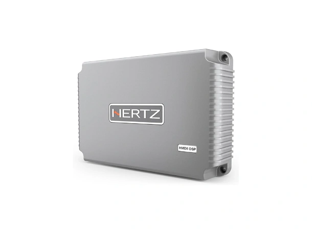 HERTZ Marine HMD8DSP 8-forsterker DSP 8 x 120w @ 2ohm, 8 x 85w @ 4ohm